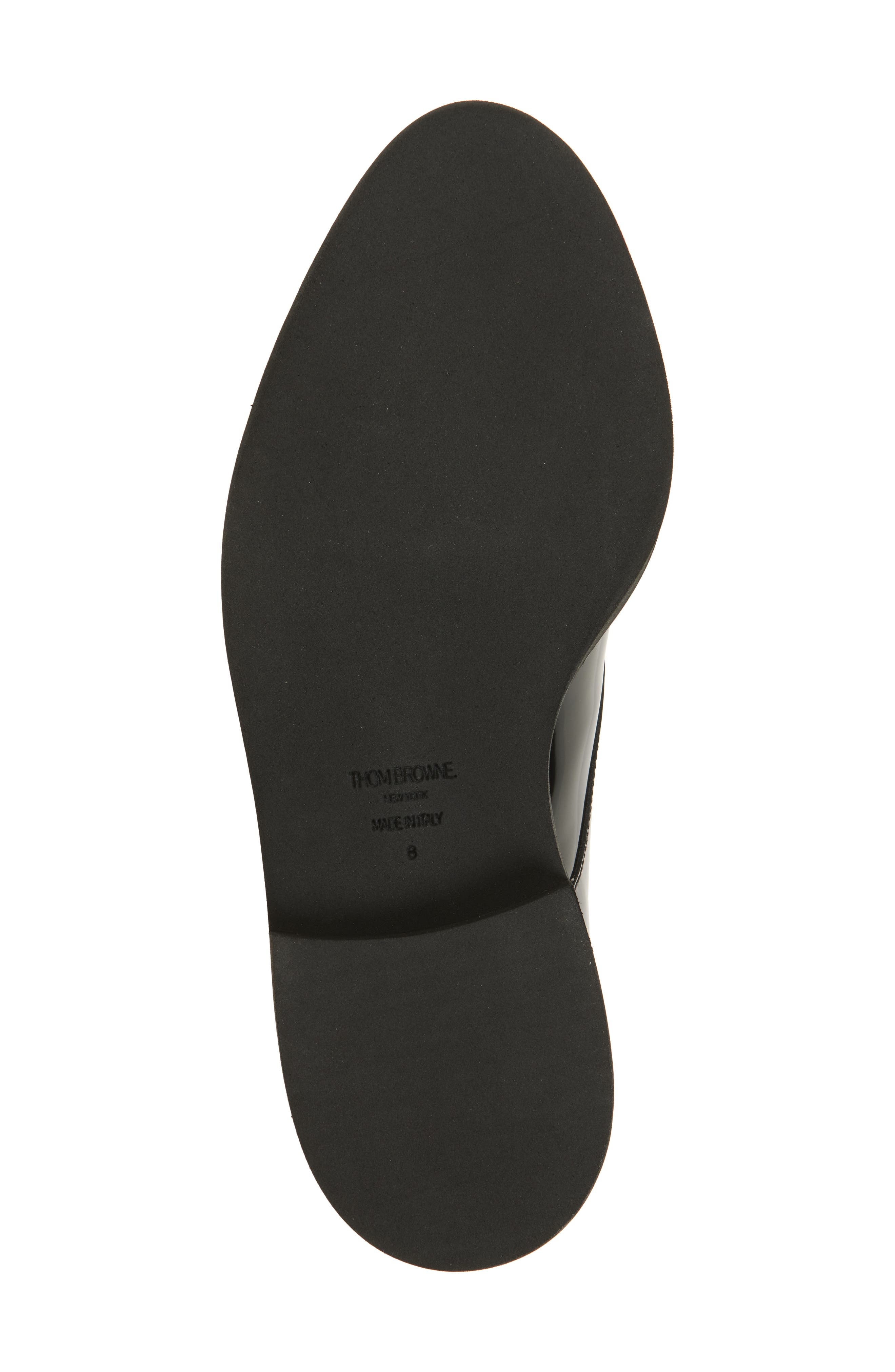 Thom Browne Cap Toe Monk Shoe in Black at Nordstrom - 6