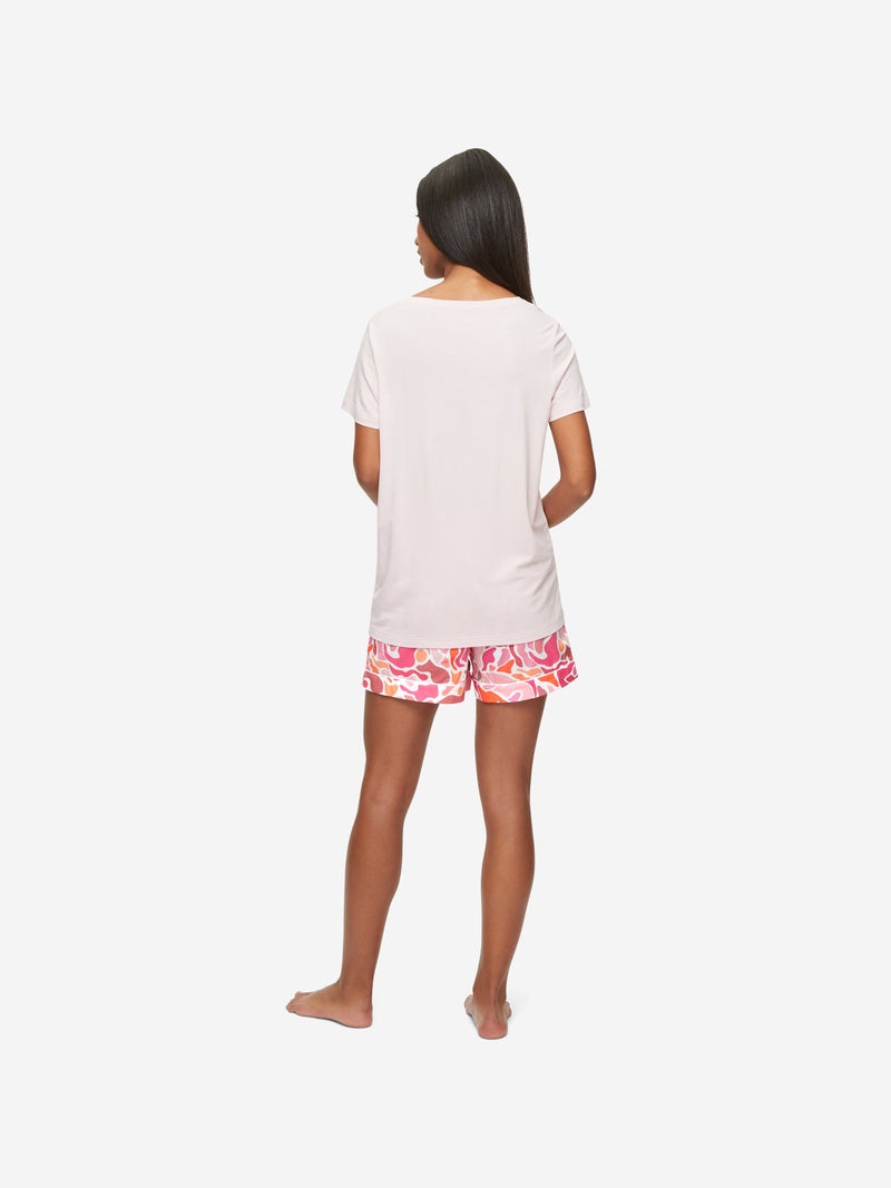 Women's Lounge Shorts Ledbury 61 Cotton Batiste Pink - 6