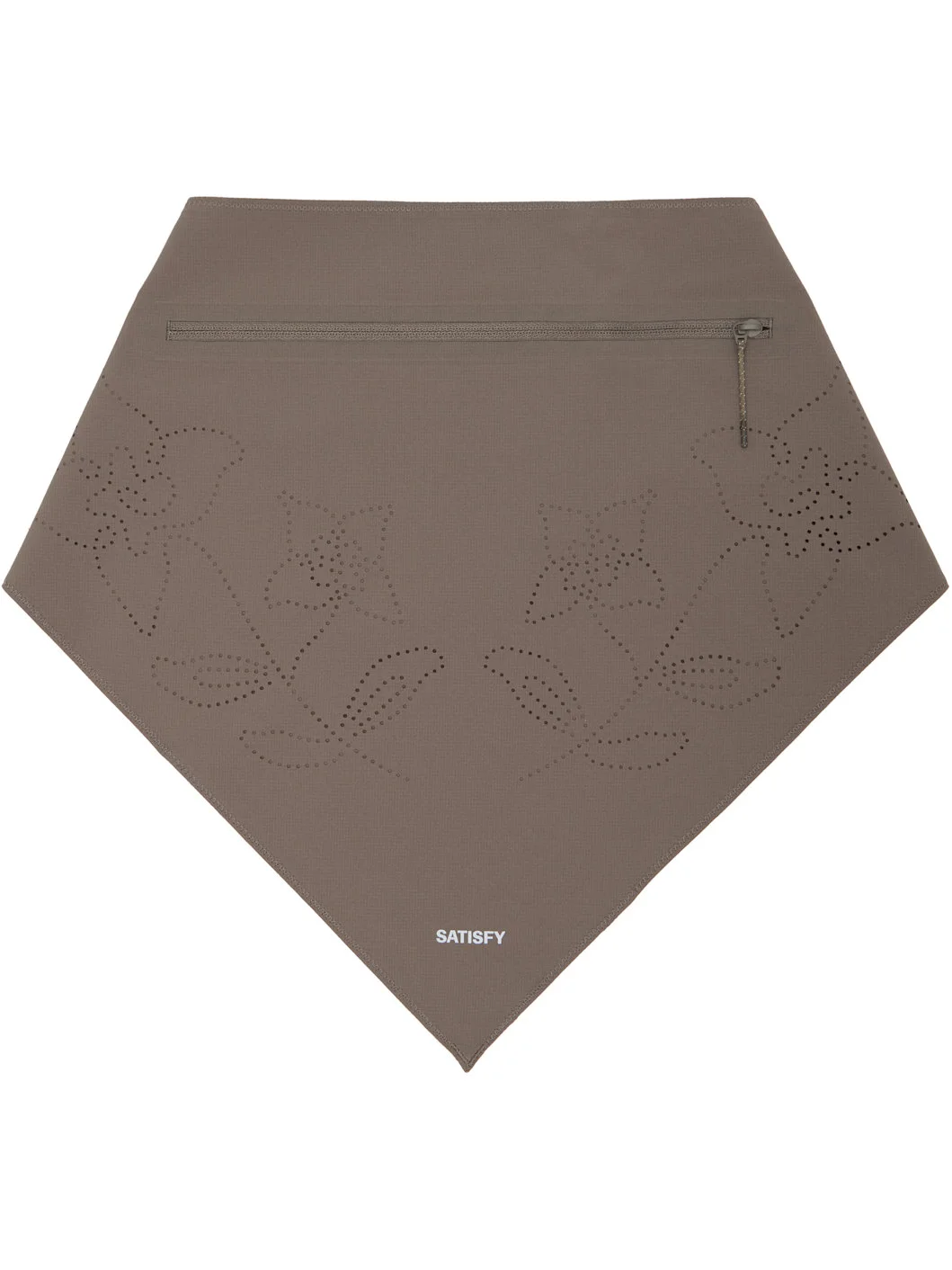 Taupe PeaceShell Ice Bandana Scarf - 1