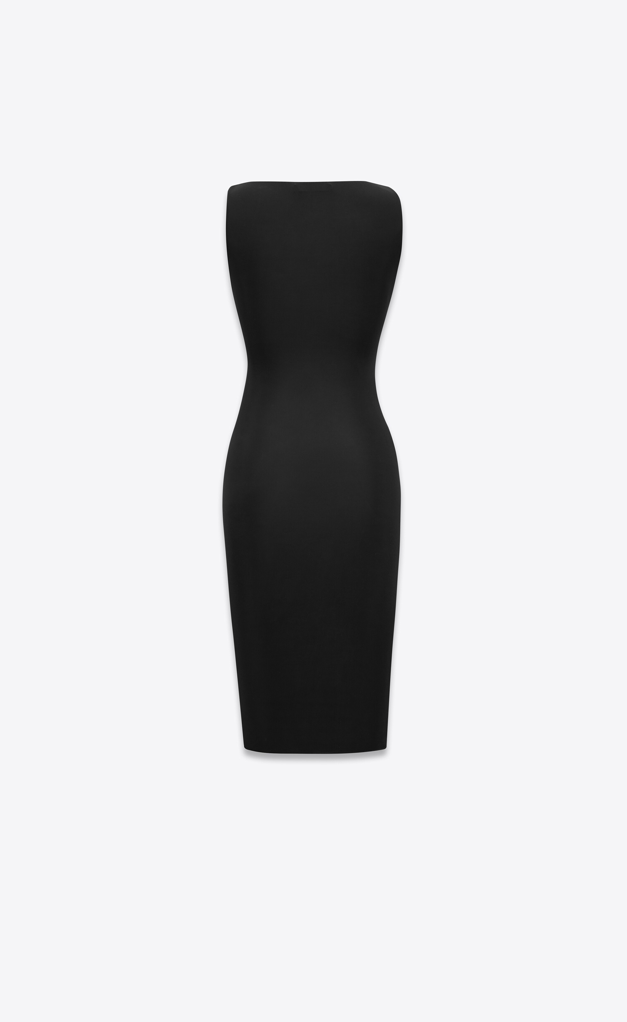 cowlneck dress in knit - 2