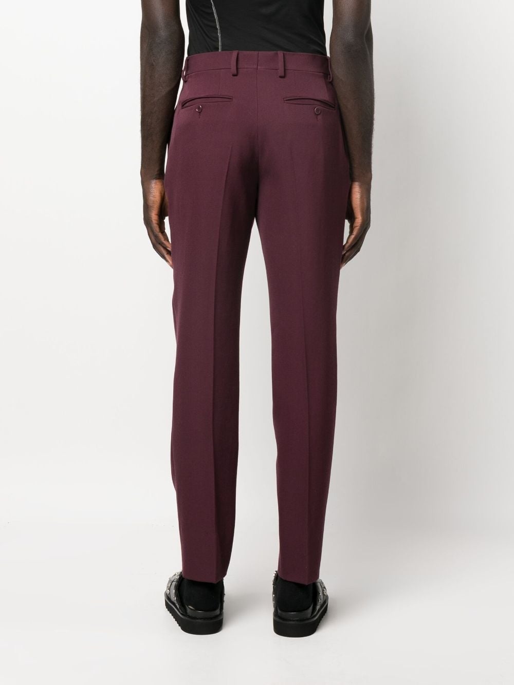 tailored virgin-wool trousers - 4
