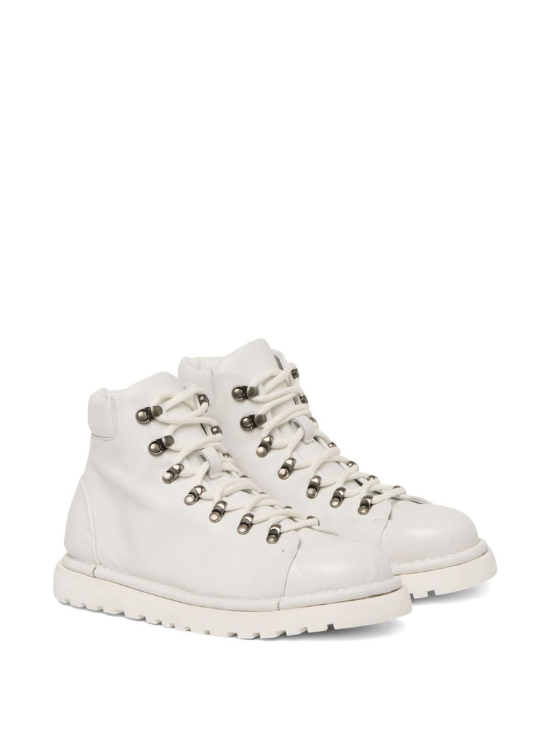 Marsèll lace-up leather combat boots outlook