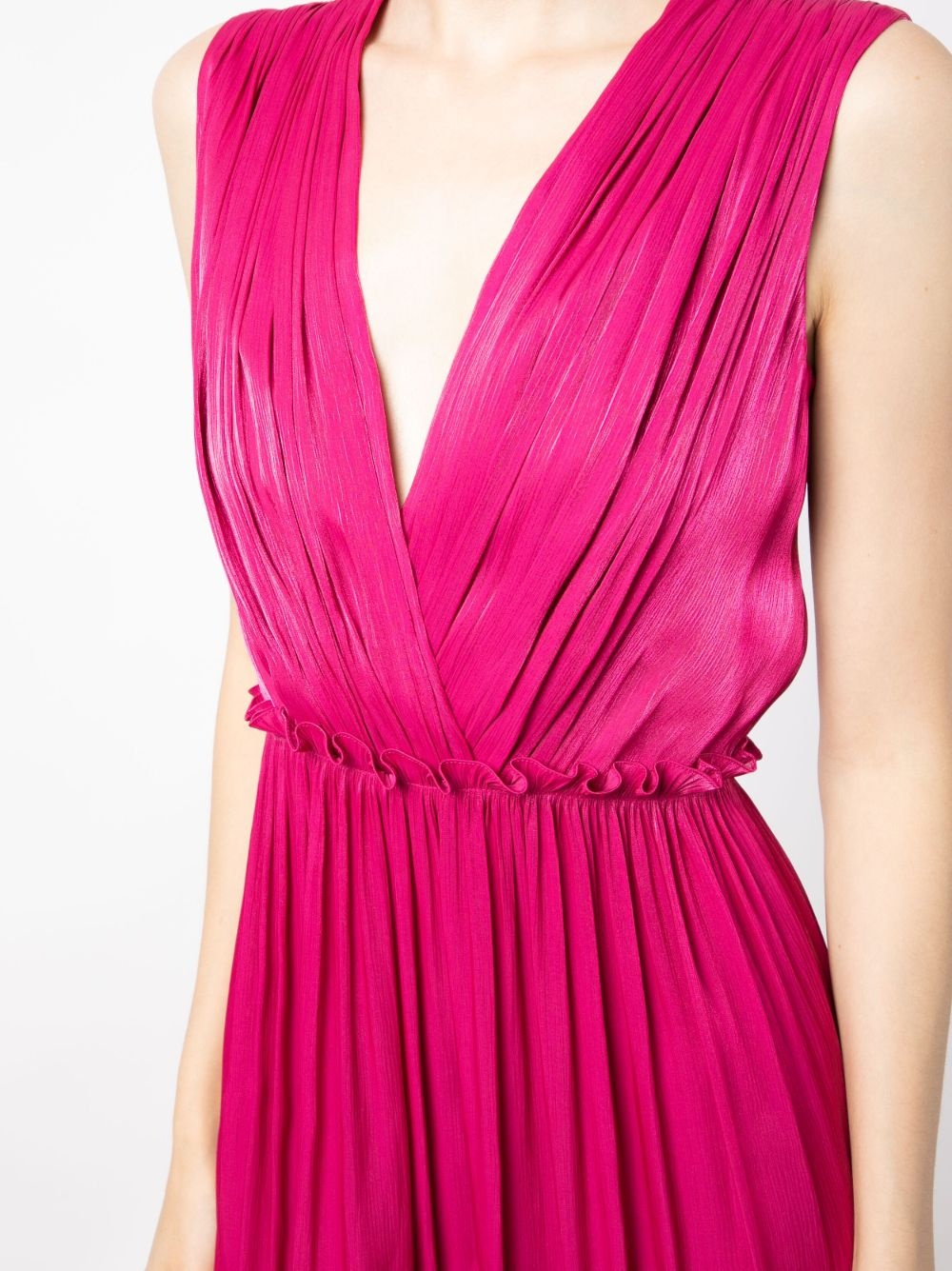 V-neck flared minidress - 5