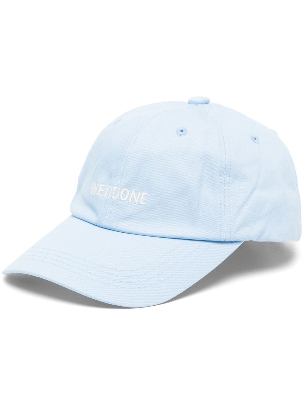 logo-embroidered cotton cap - 1