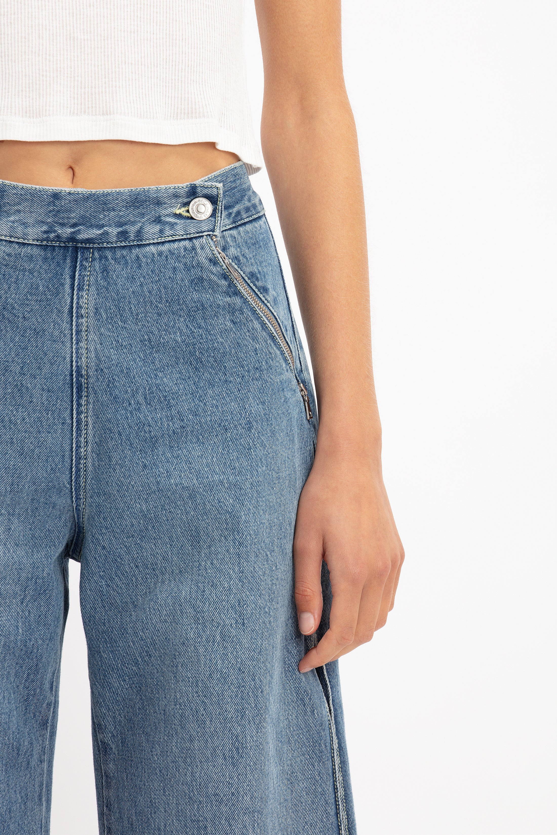 Mia Regan x VB Sailor Jean in Classic Blue Wash - 5