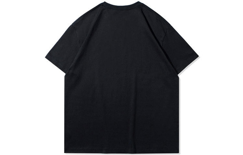 Li-Ning Li-Ning Embroidery Logo Loose Fit T-shirt 'Black' AHSR753-1 outlook