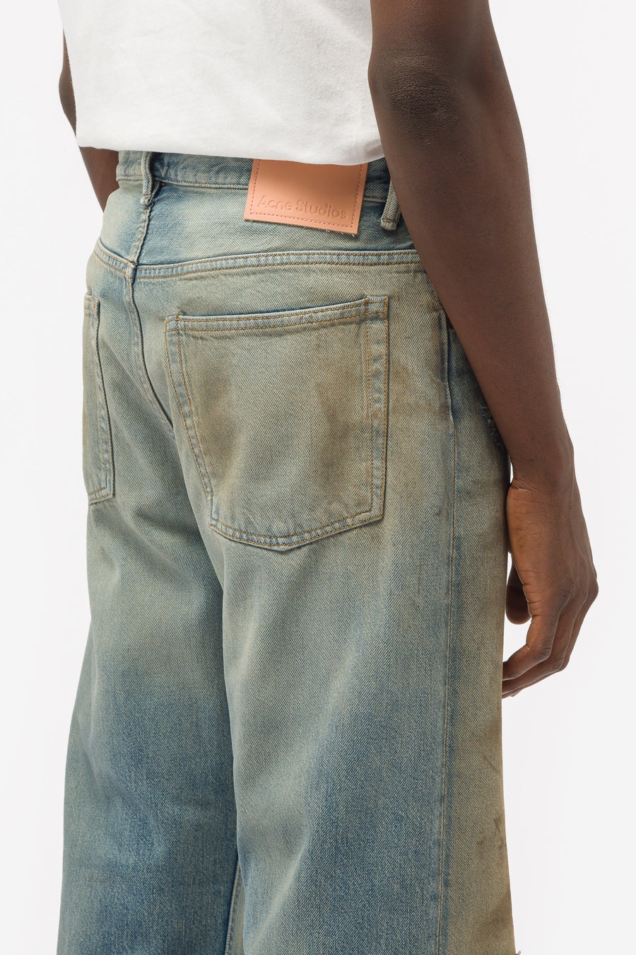 Acne Studios 2021M Penicillin Jeans in Blue | notreshop | REVERSIBLE