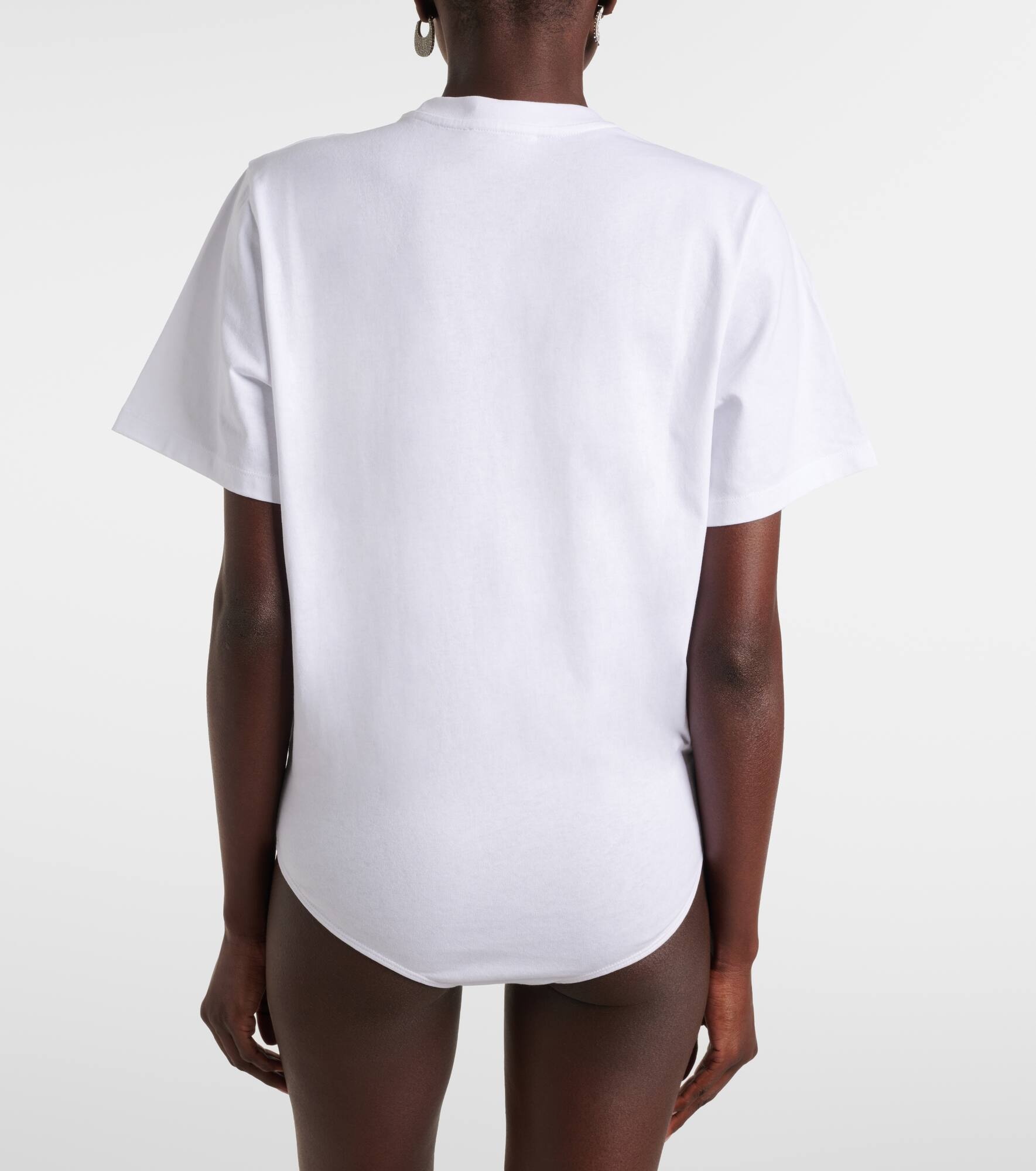 Logo cotton bodysuit - 4