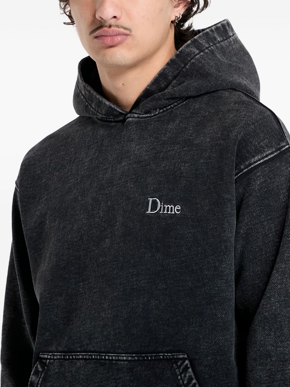 logo-embroidered hoodie - 5