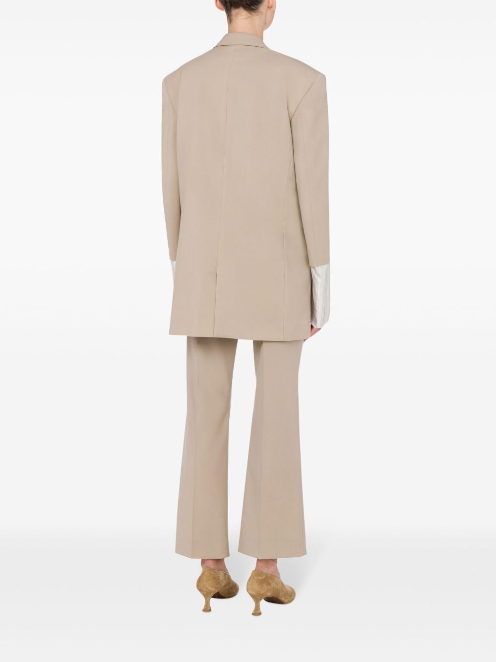 virgin wool blazer - 3