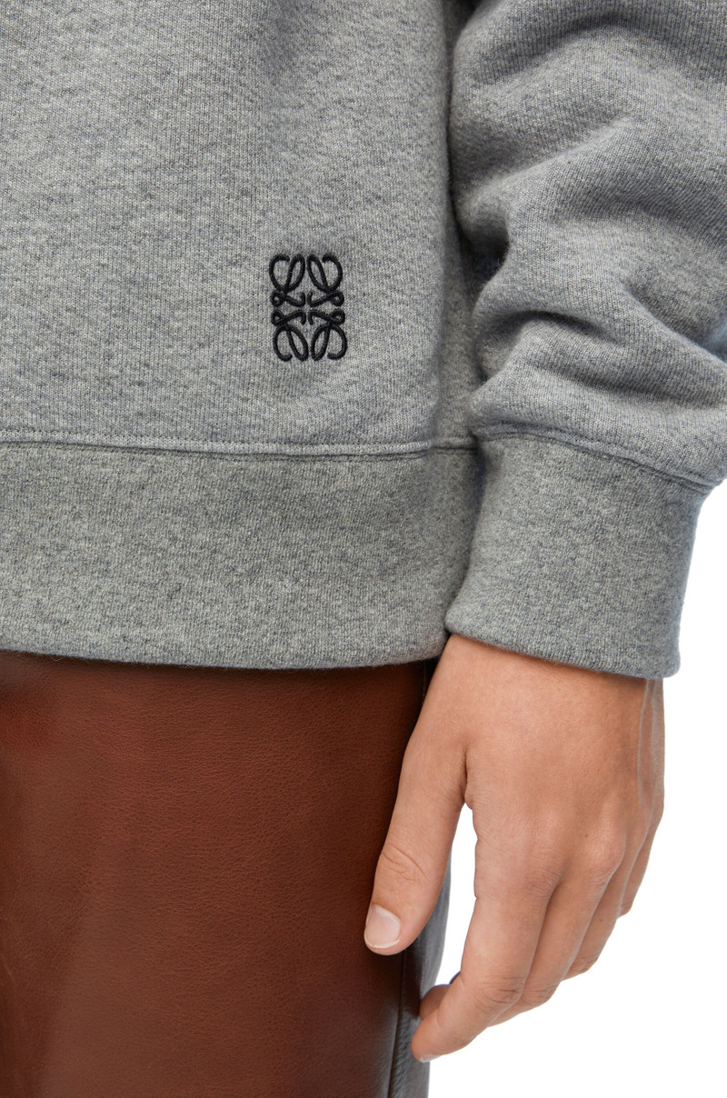 Relaxed fit sweatshirt in cashmere and cotton 5