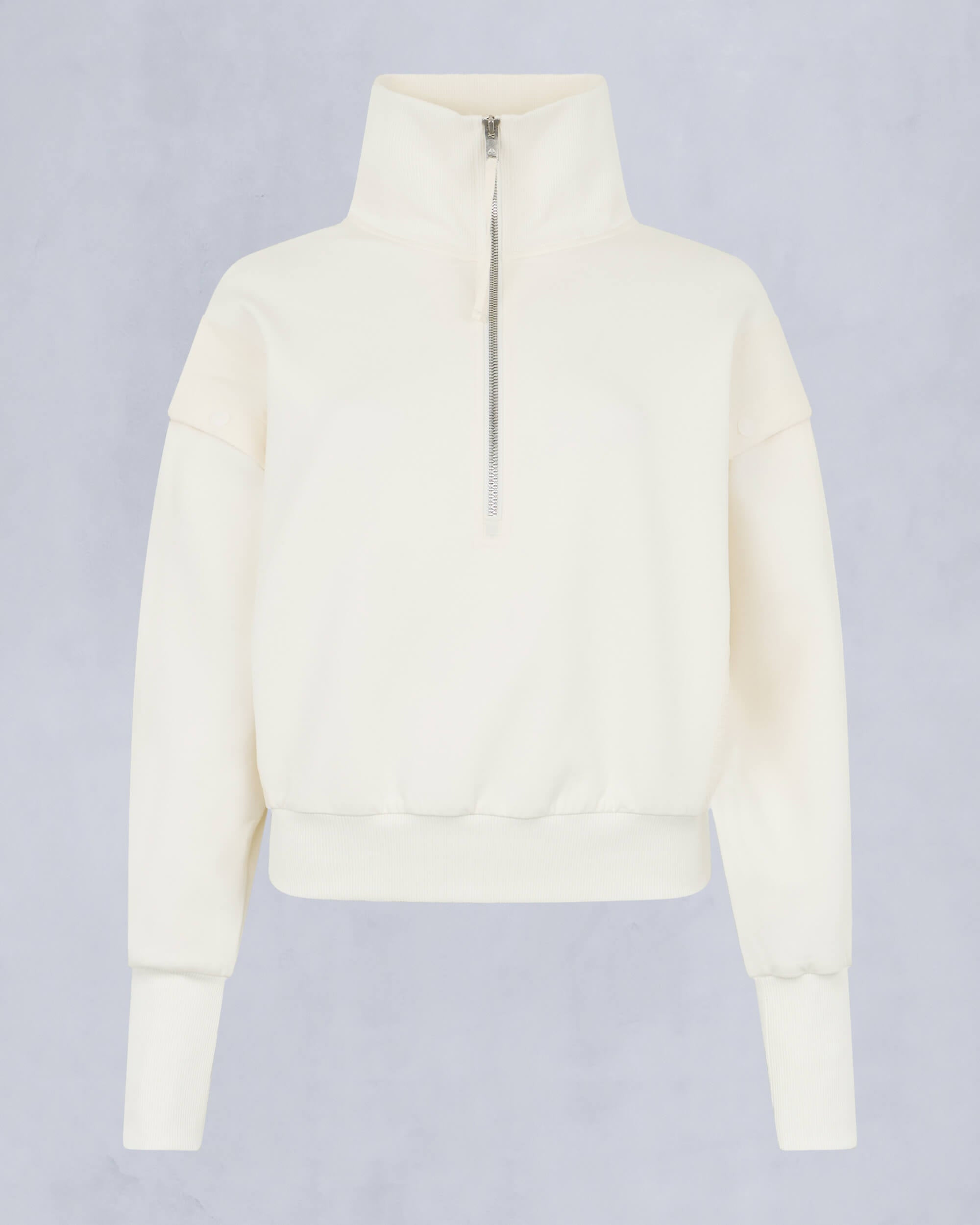 MIXMEDIA QUARTER-ZIP SWEATER - 1