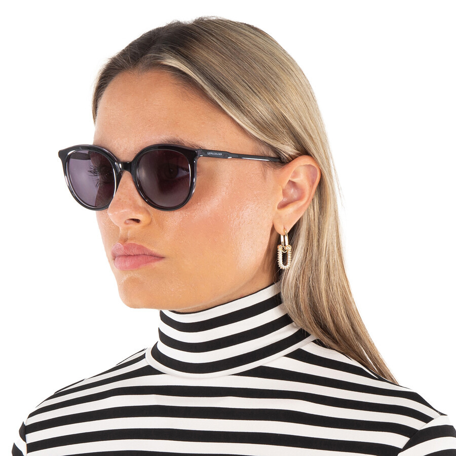 Longchamp Dark Grey Oval Ladies Sunglasses LO739S 018 50 - 2
