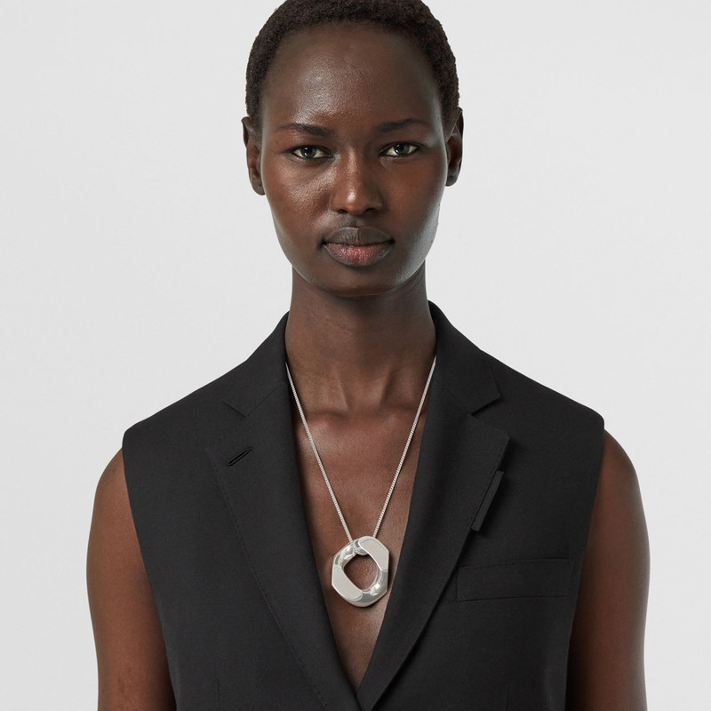 Palladium-plated Chain-link Necklace 3