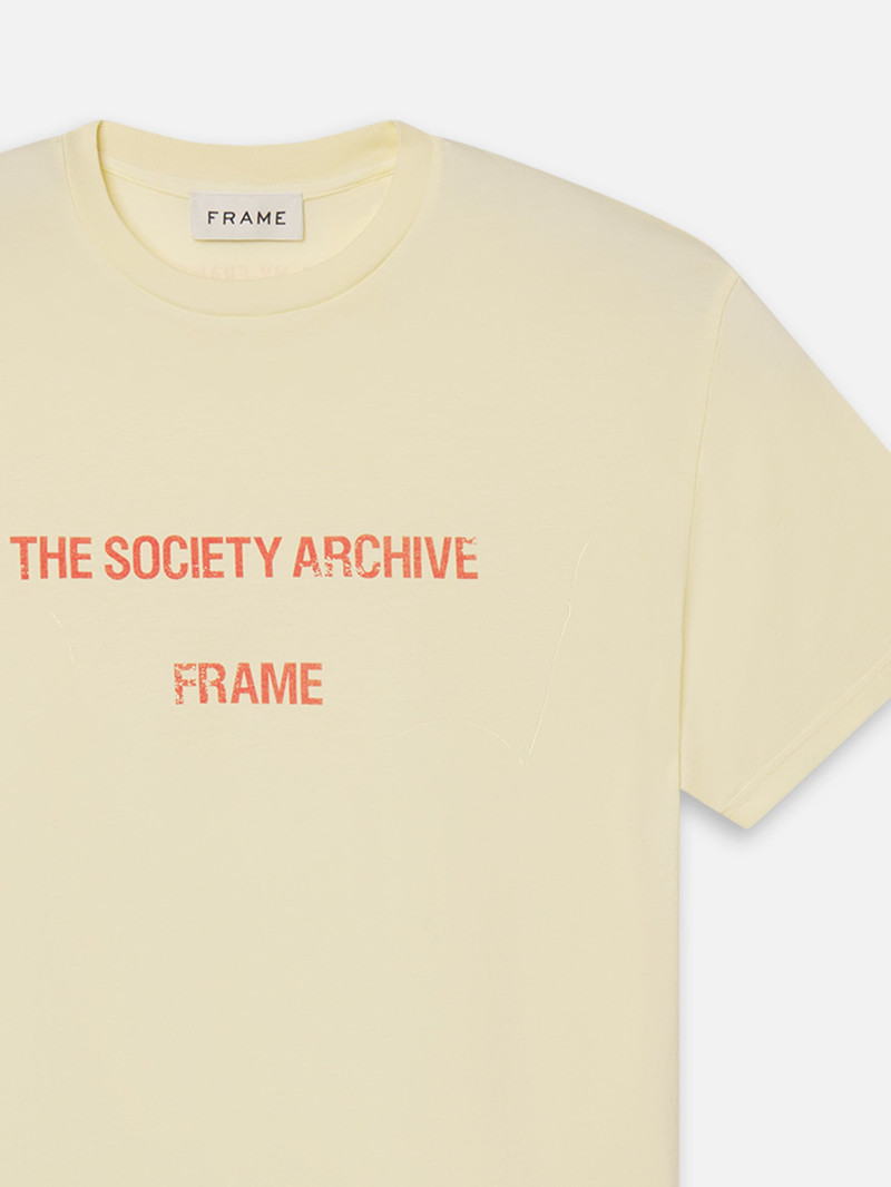 FRAME The Society Archive Vintage Print Shirt outlook