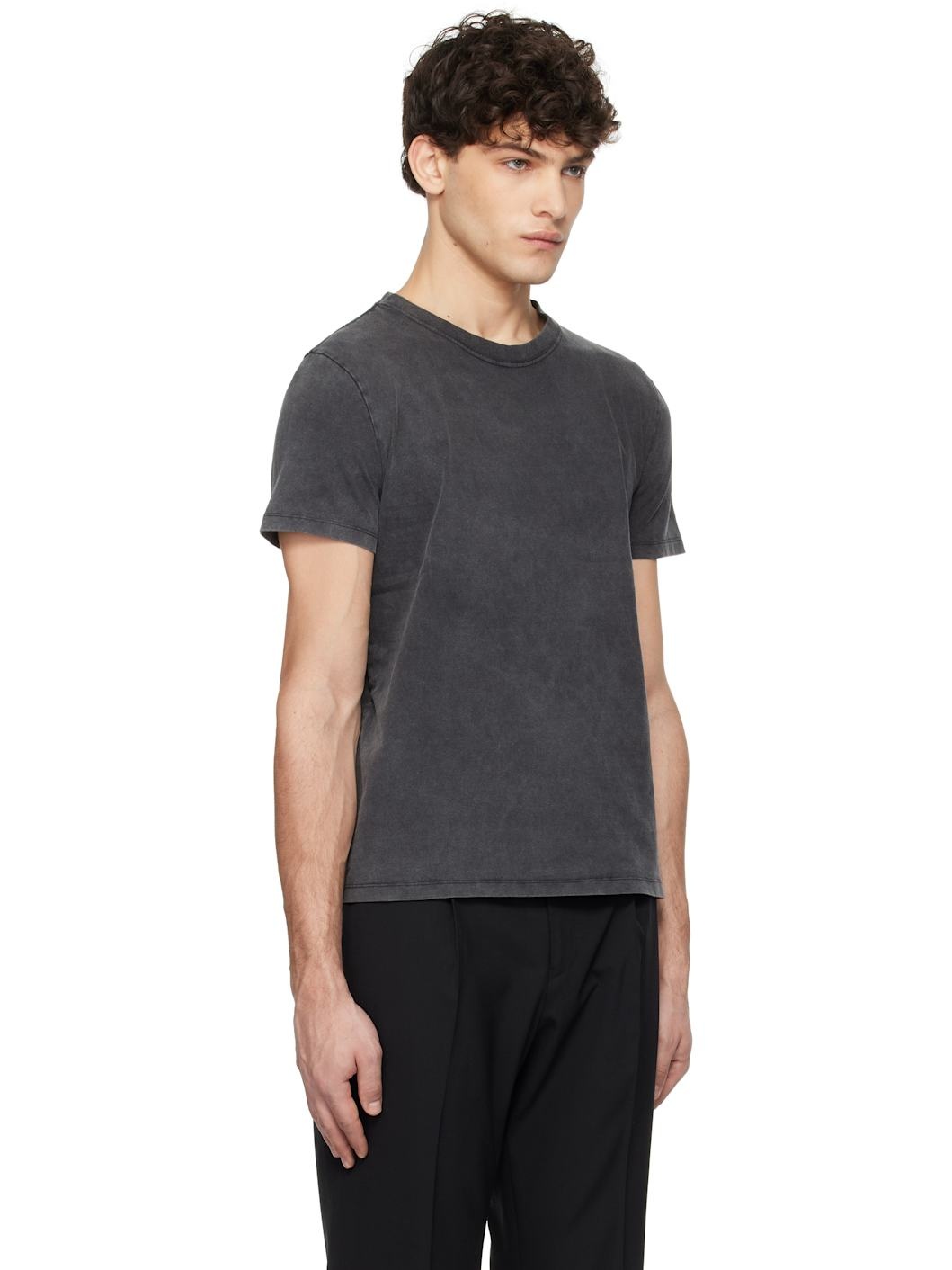Black Signature Garment-Dyed T-shirt - 2