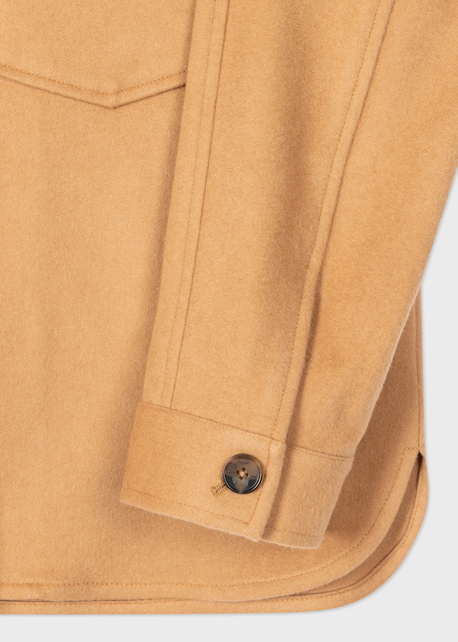 Camel Wool-Cashmere Jacket - 3