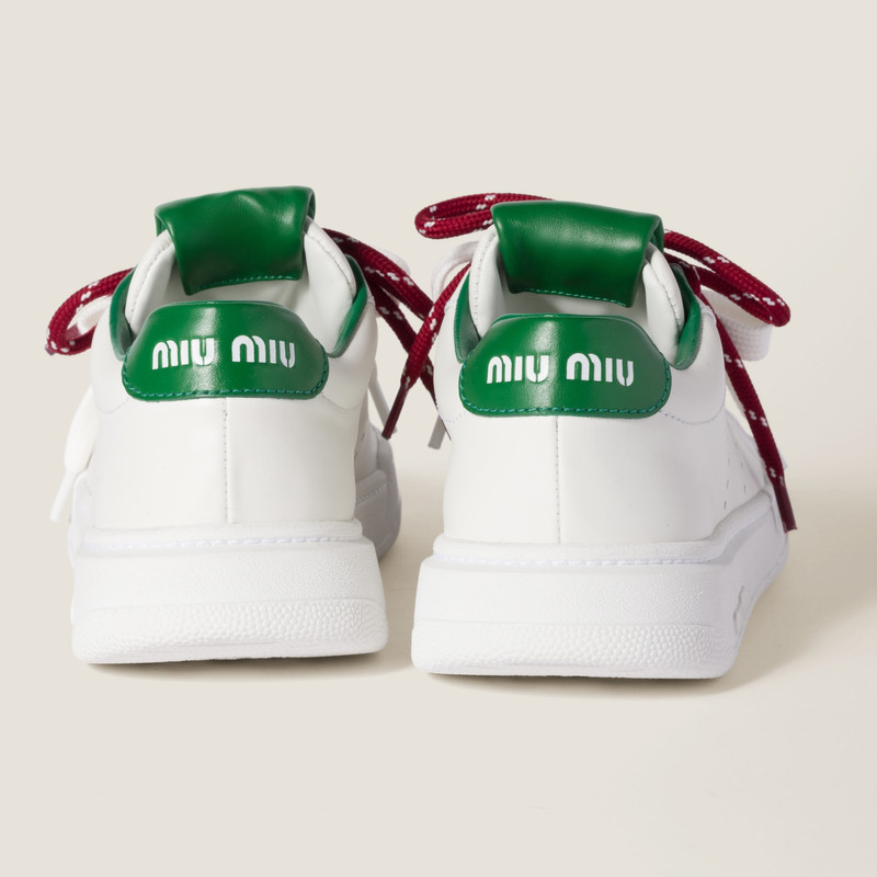 Miu Miu Leather sneakers outlook