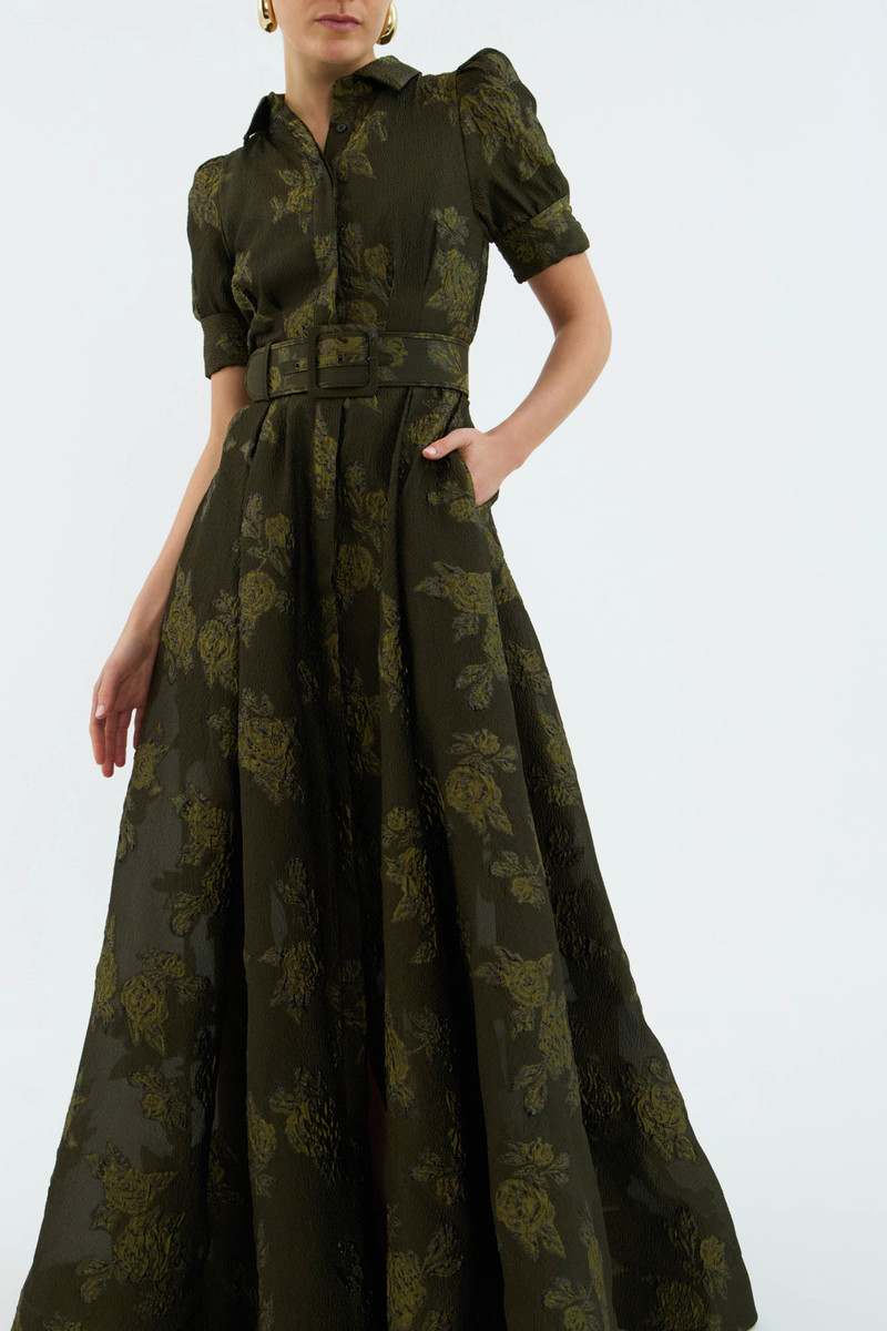 Annette Button Gown 5