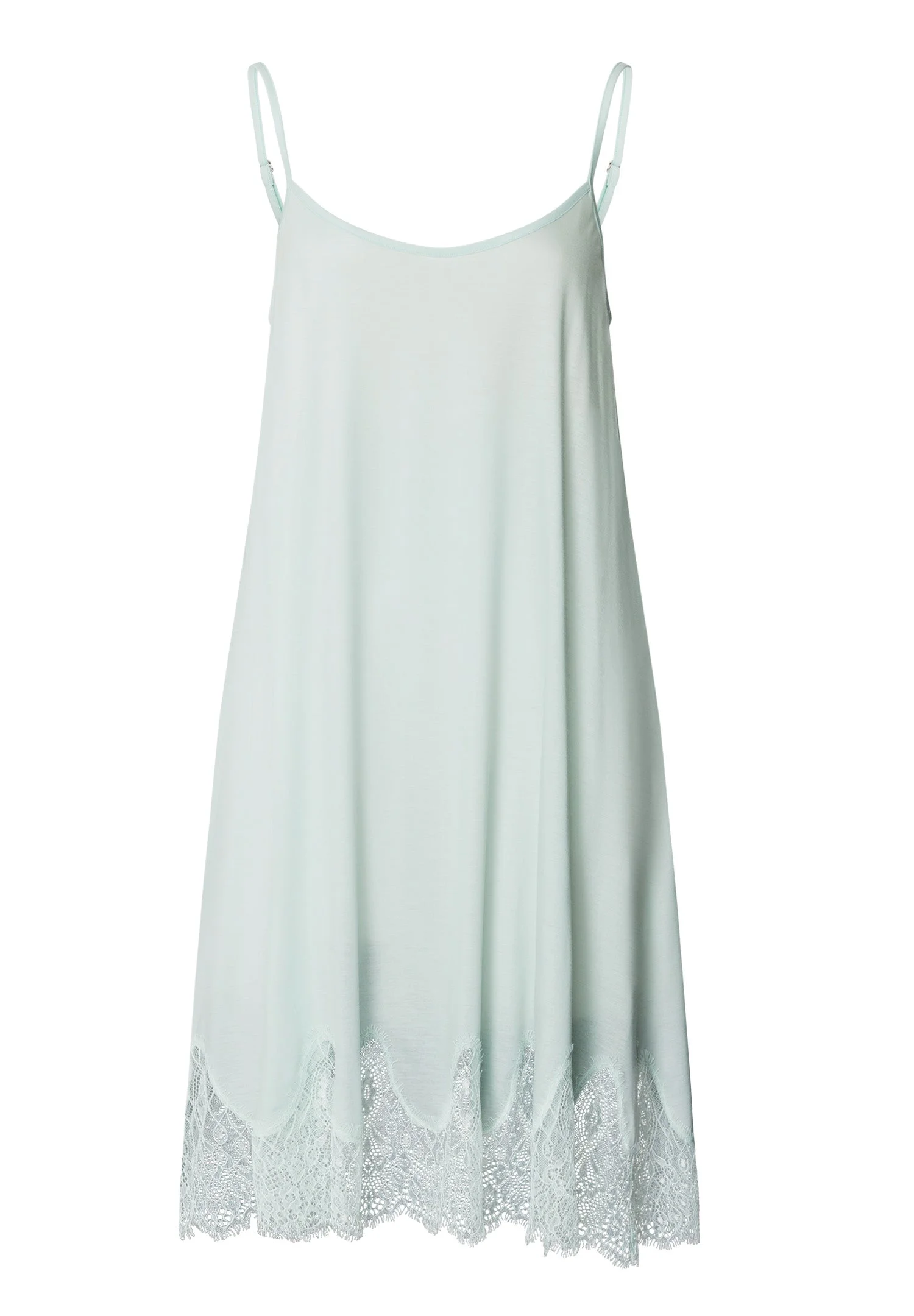 Melia Scalloped Lace Tencel™ Chemise - 1