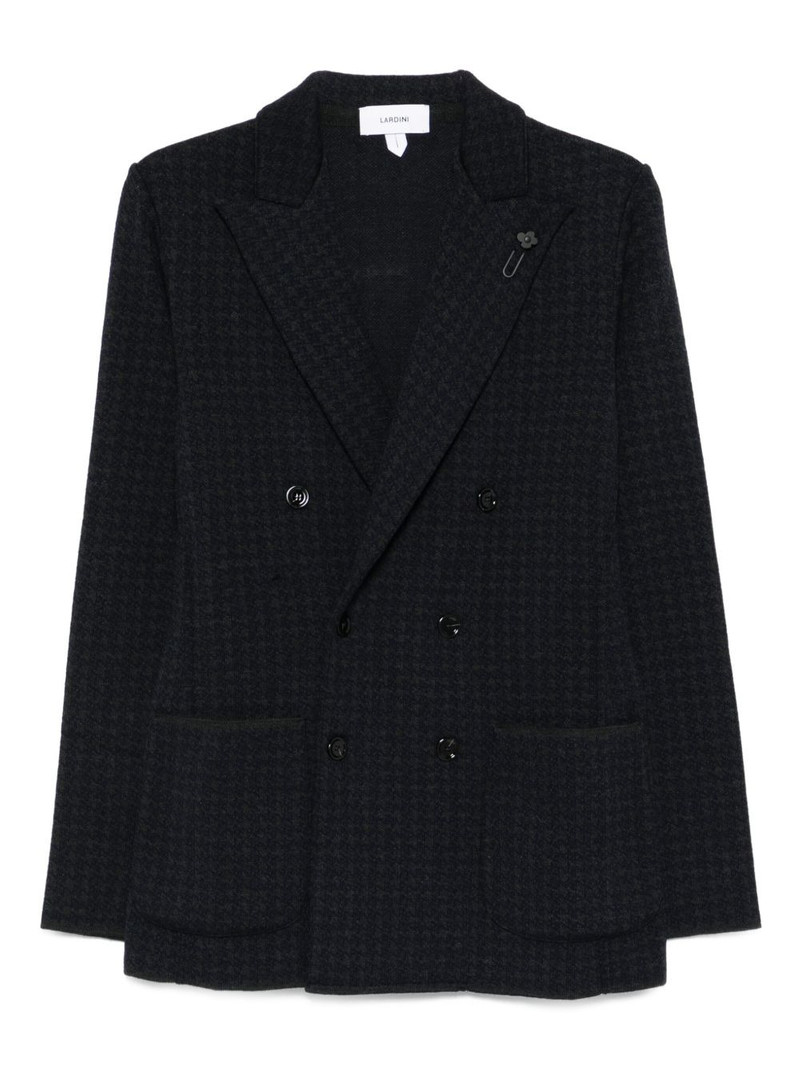 houndstooth double-breasted jacket 1
