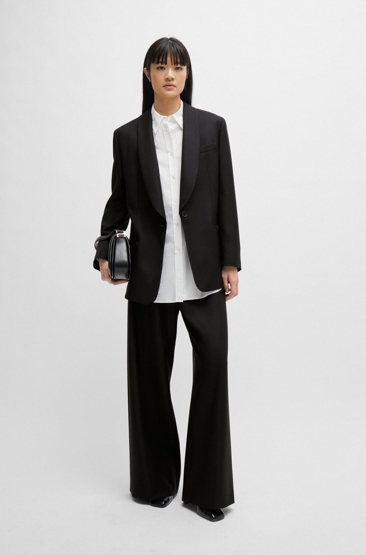 OVERSIZE-FIT JACKET IN VIRGIN-WOOL TWILL - 3