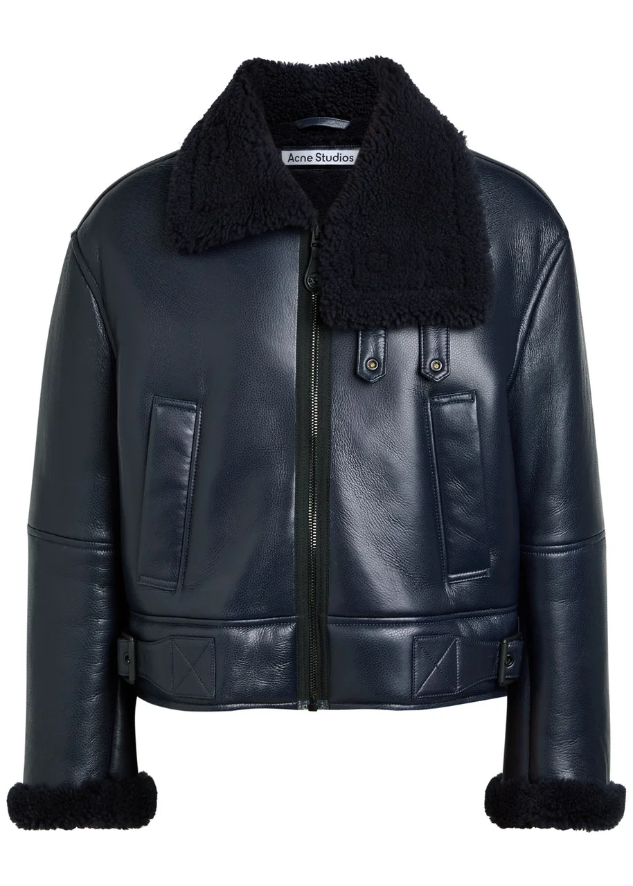 Acne Studios Shearling Leather Jacket - 1