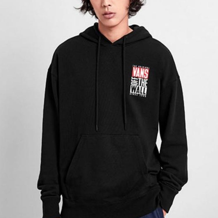 Vans 2019 Winter Men's Casual Sports Hooded Pullover Sweater Top Black VN0A4ML3BLK - 3