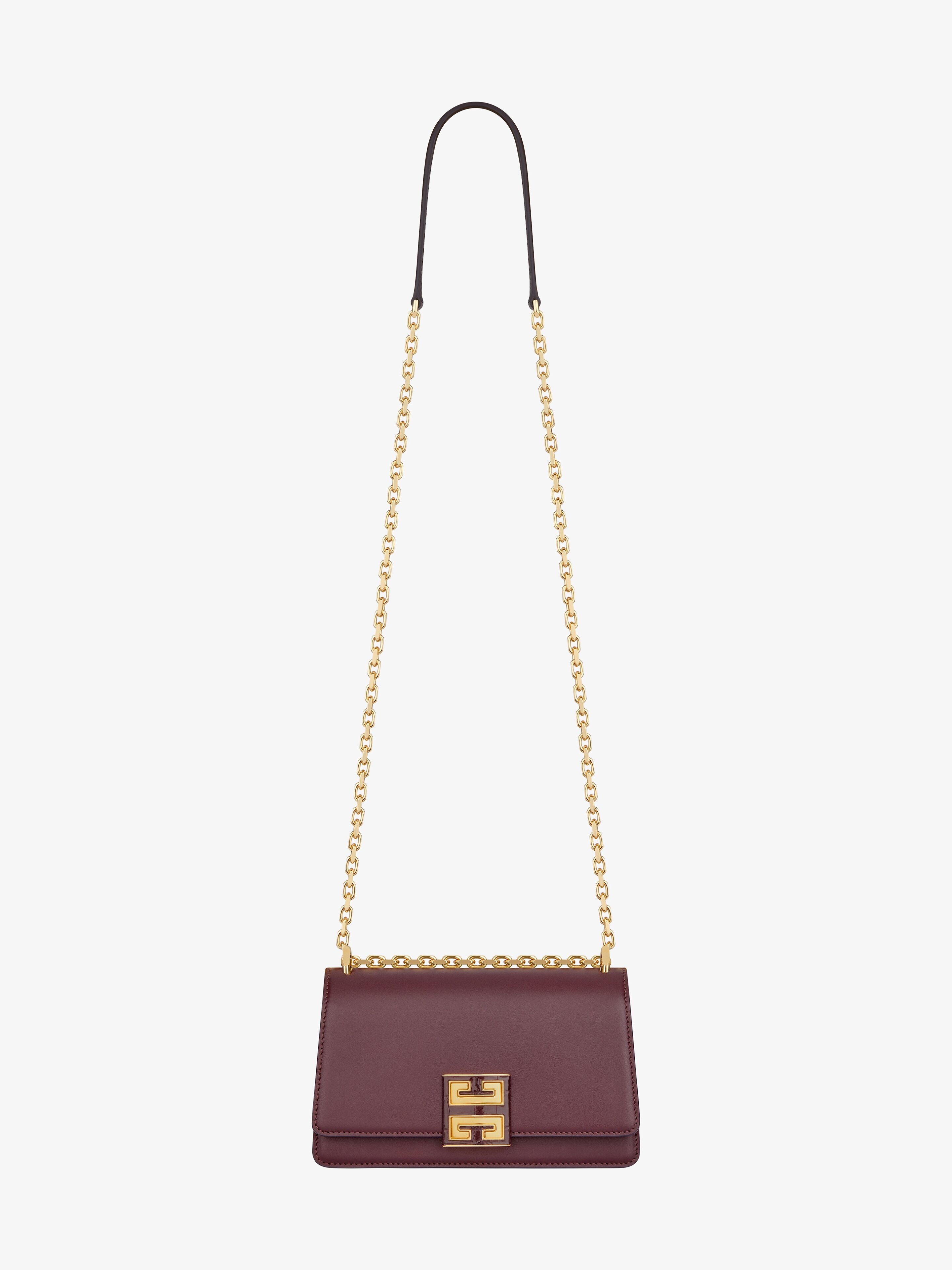 SMALL 4G BAG IN LEATHER WITH CHAIN - 3