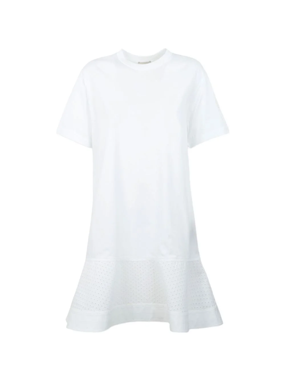 mini broderie-anglaise ruffled dress - 1