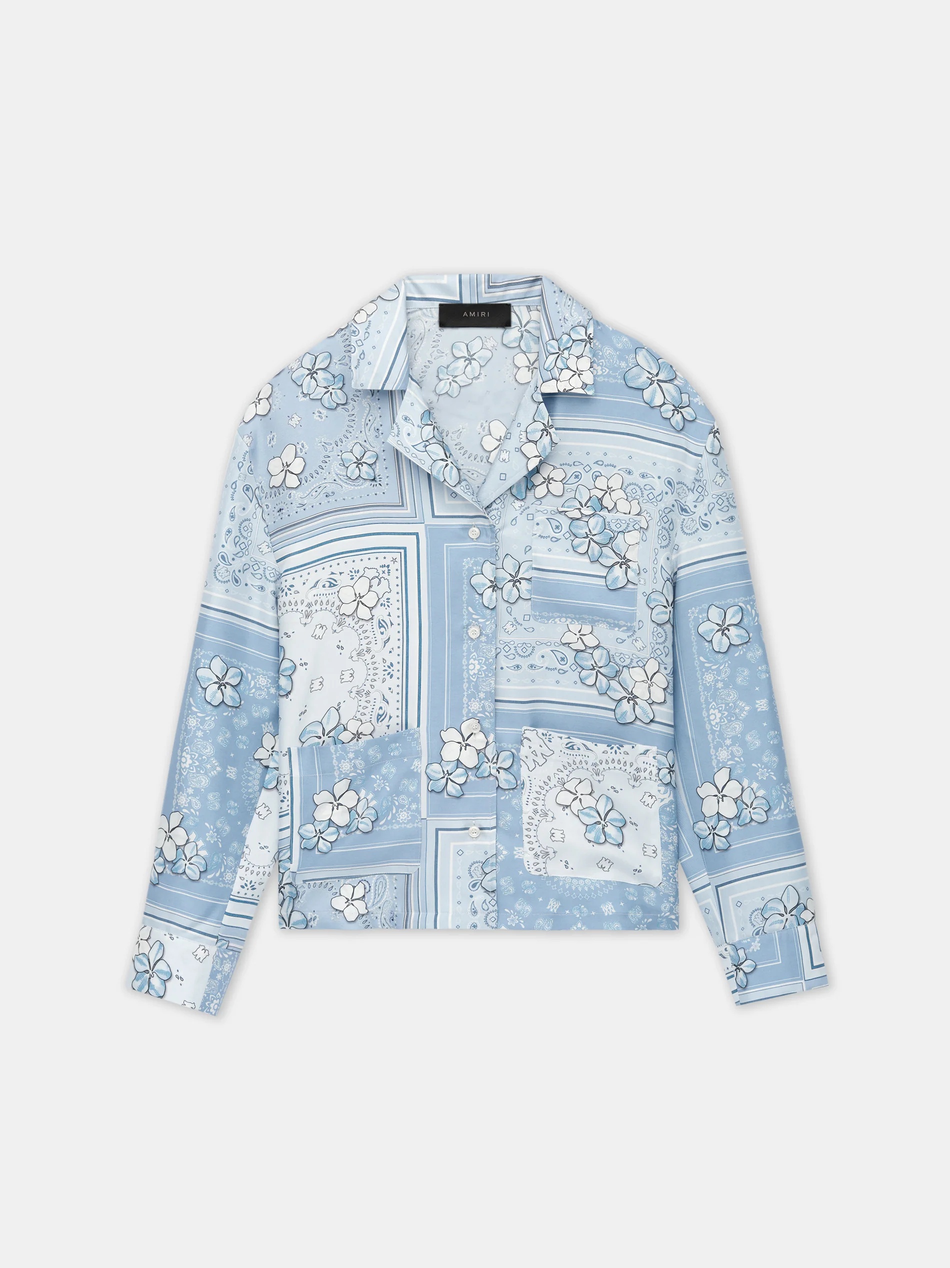 WOMEN'S BANDANA FLORAL PJ SHIRT - 1
