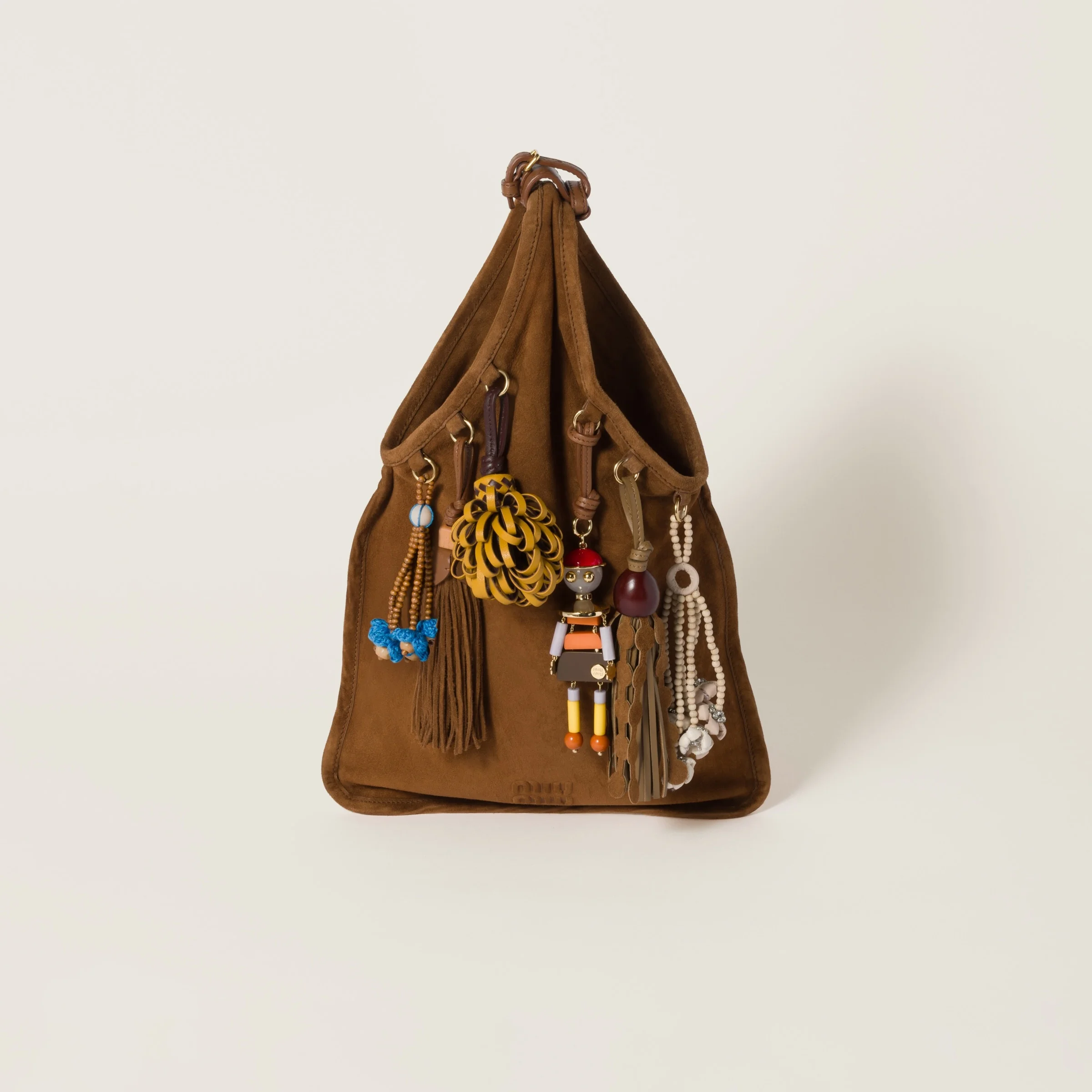 Suede bag with trick - 1