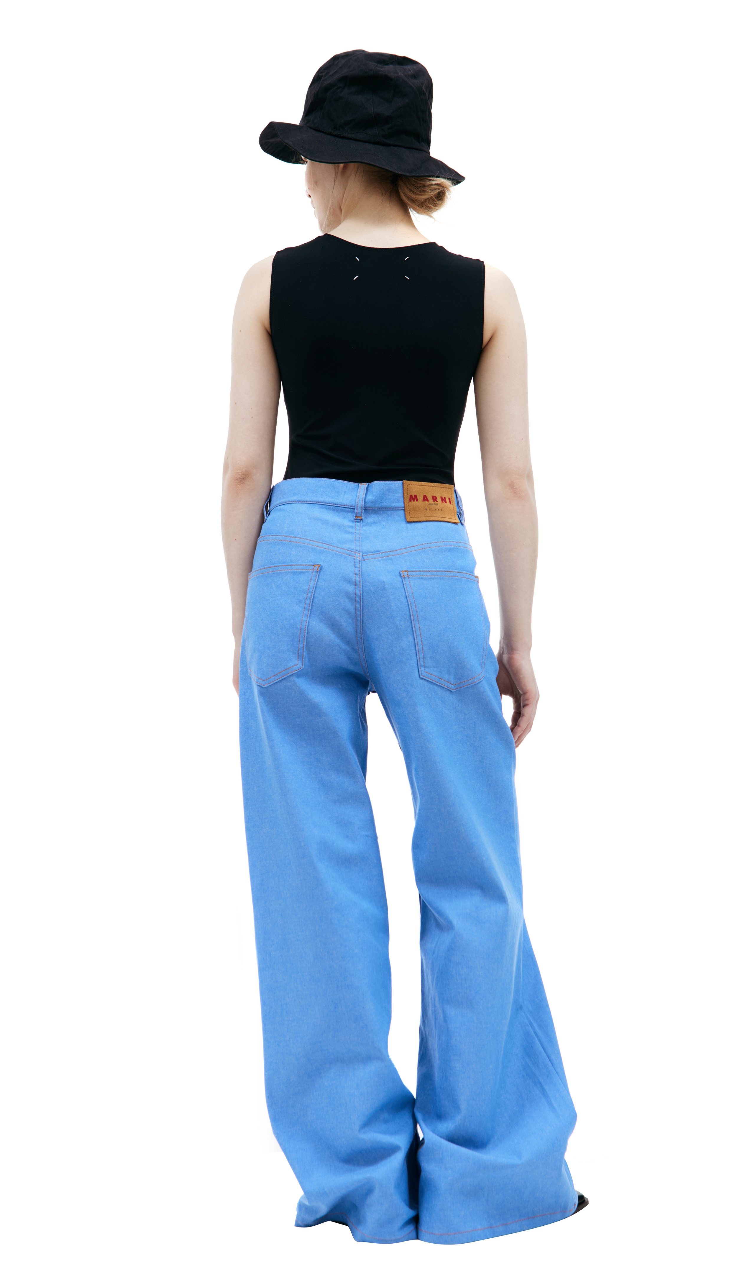 EMBROIDERED LOGO JEANS - 3