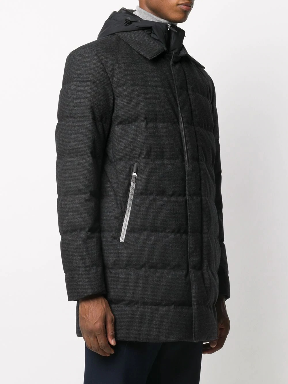 mid-length padded coat - 3