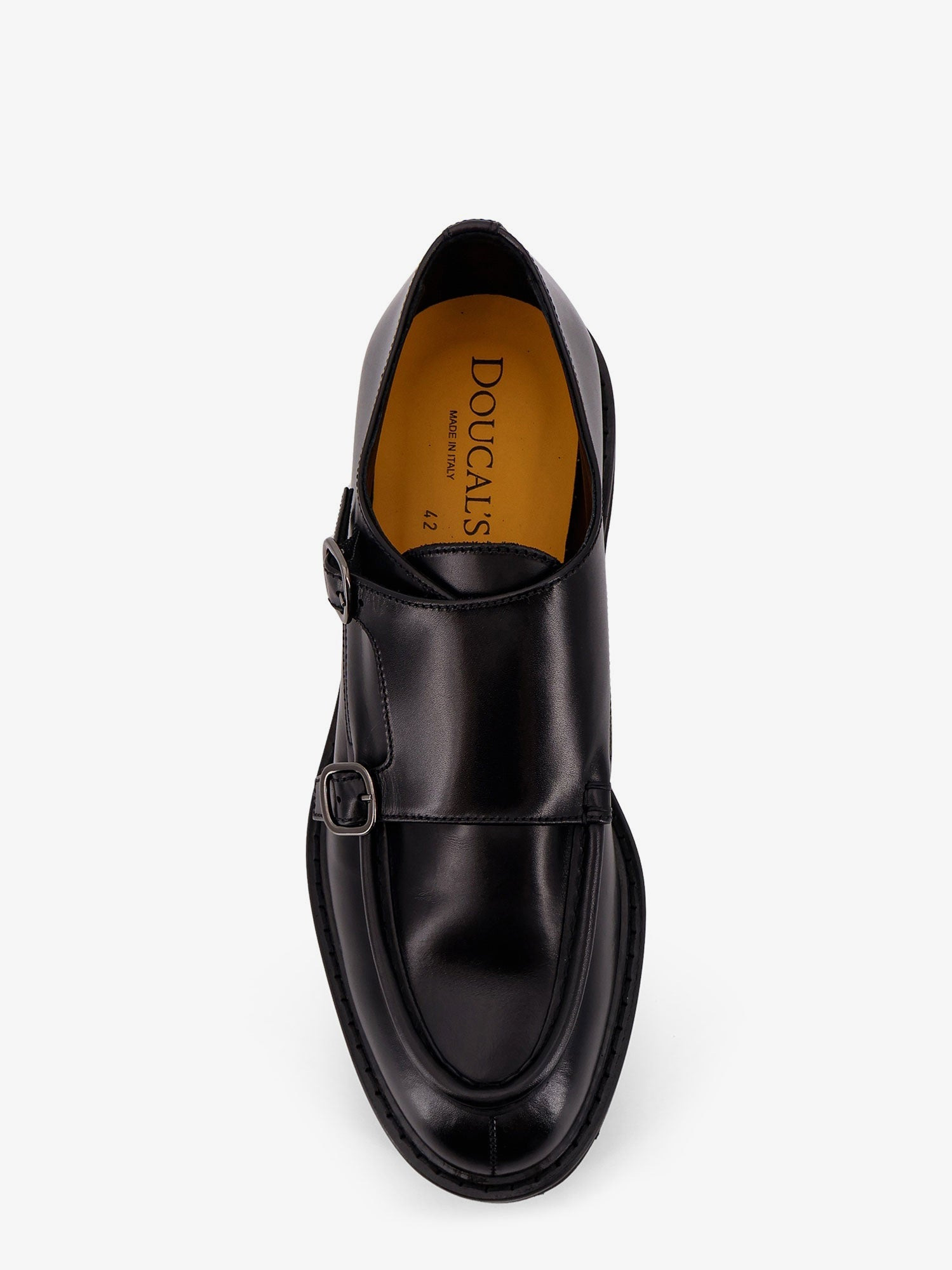 DOUCAL'S - Doucal'S Double Buckle Leather Shoe - 5