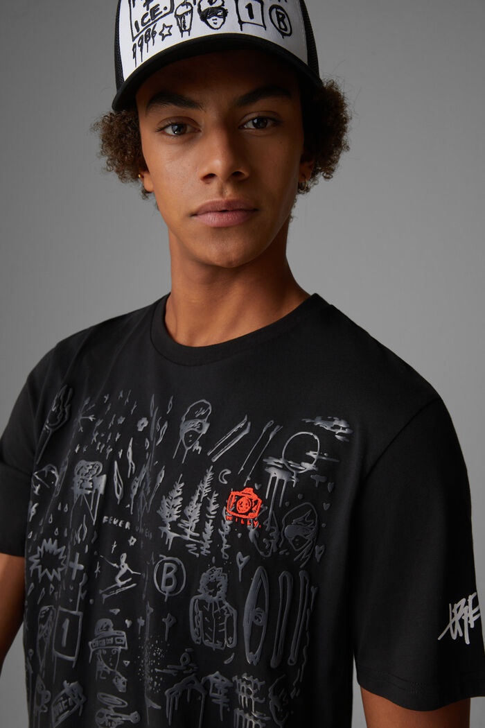 Vito T-shirt in Black - 4