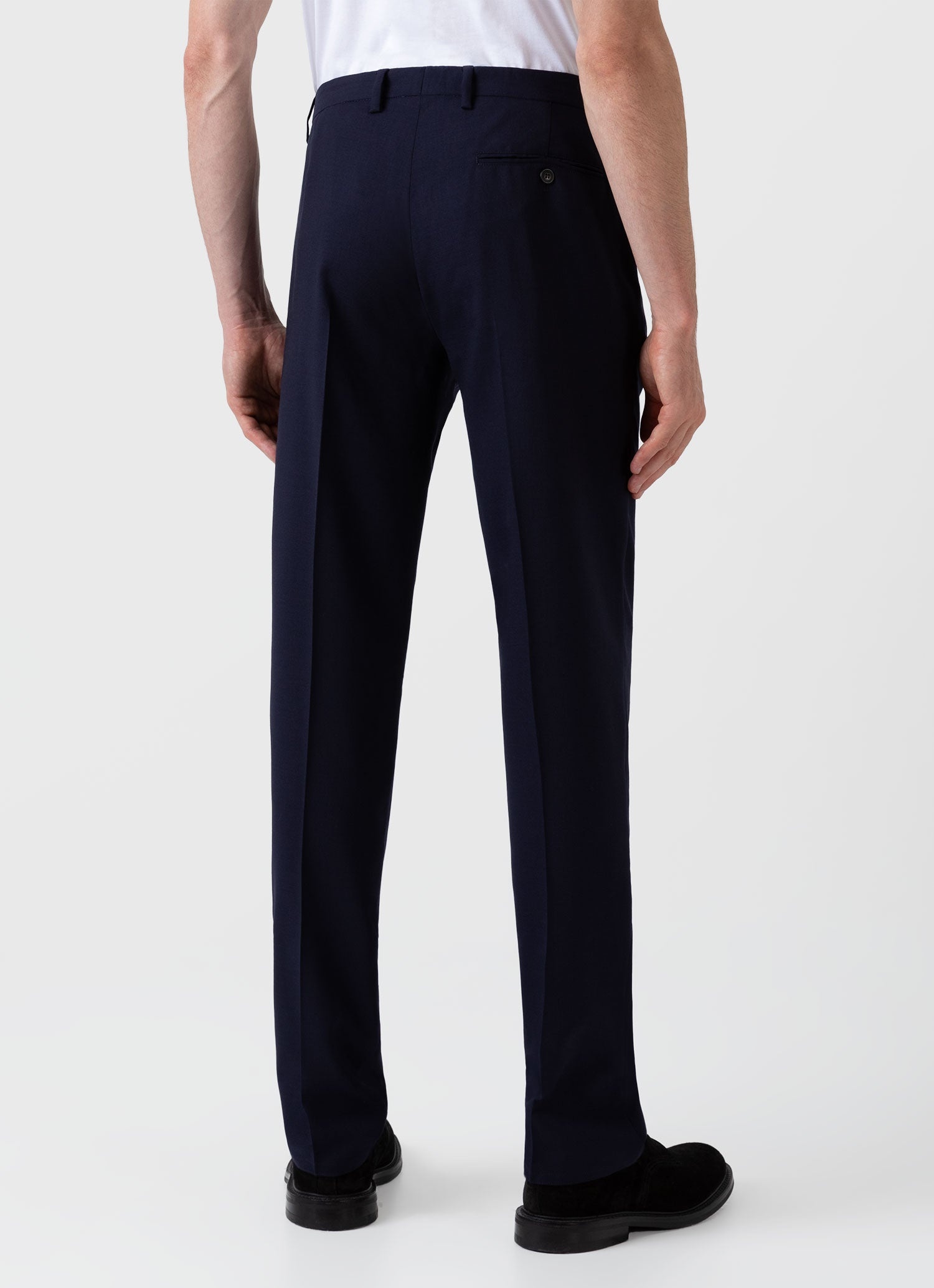Slim Fit Wool Trouser - 4