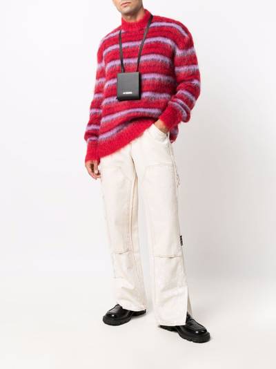 Marni striped knitted jumper outlook