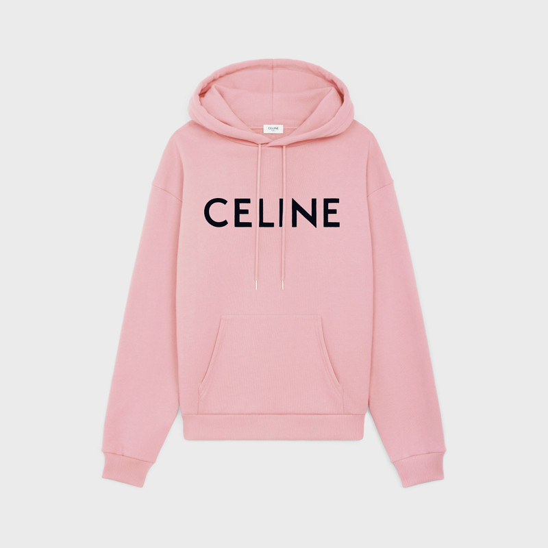 LOOSE CELINE HOODIE IN COTTON FLEECE 1