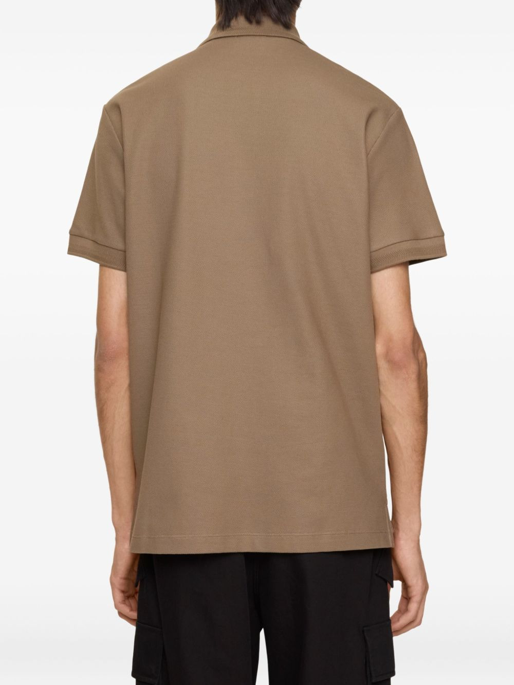 embroidered short-sleeve polo shirt - 3