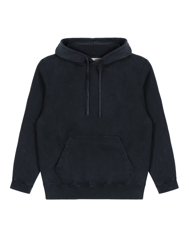 CHARCOAL GREY BOXY PULLOVER HOODIE 1