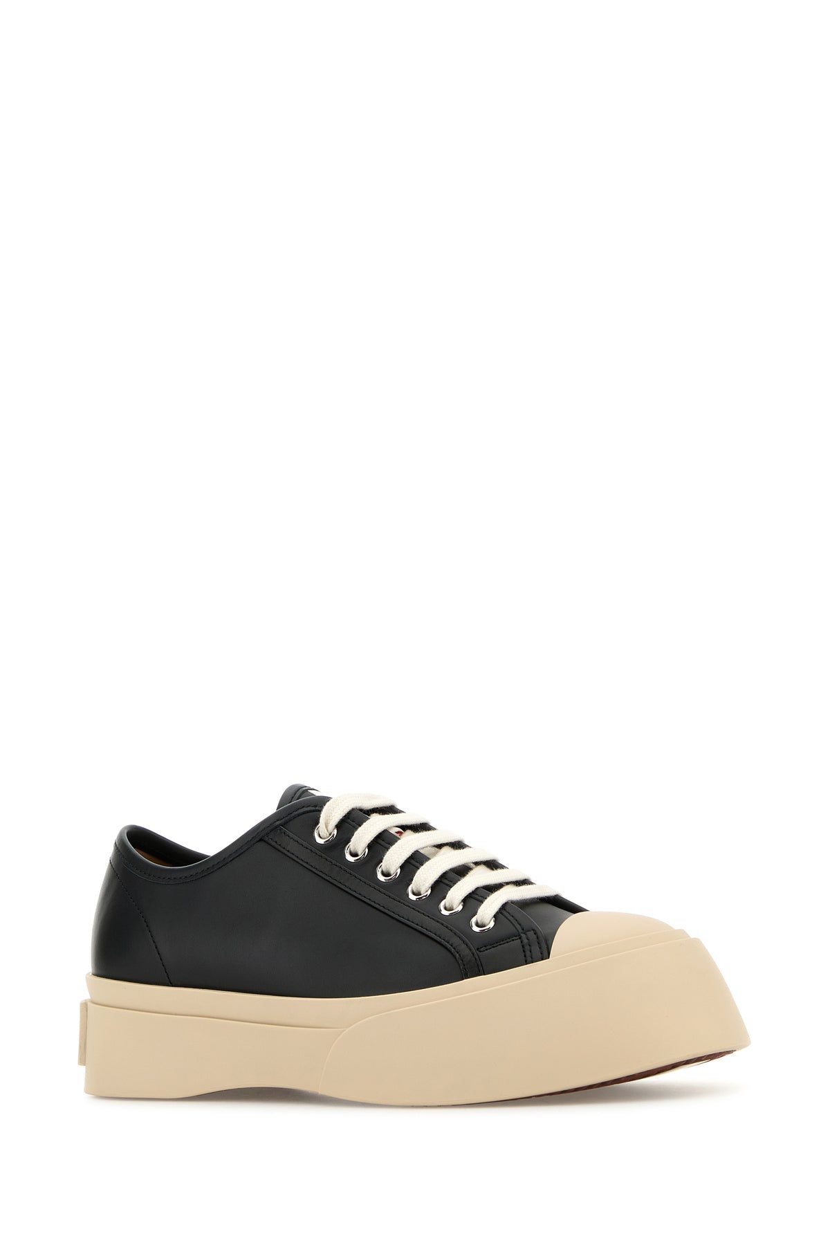 Black leather Pablo sneakers - 2