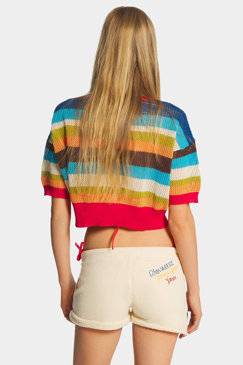 SUMMER LOVERS KNIT T-SHIRT - 4