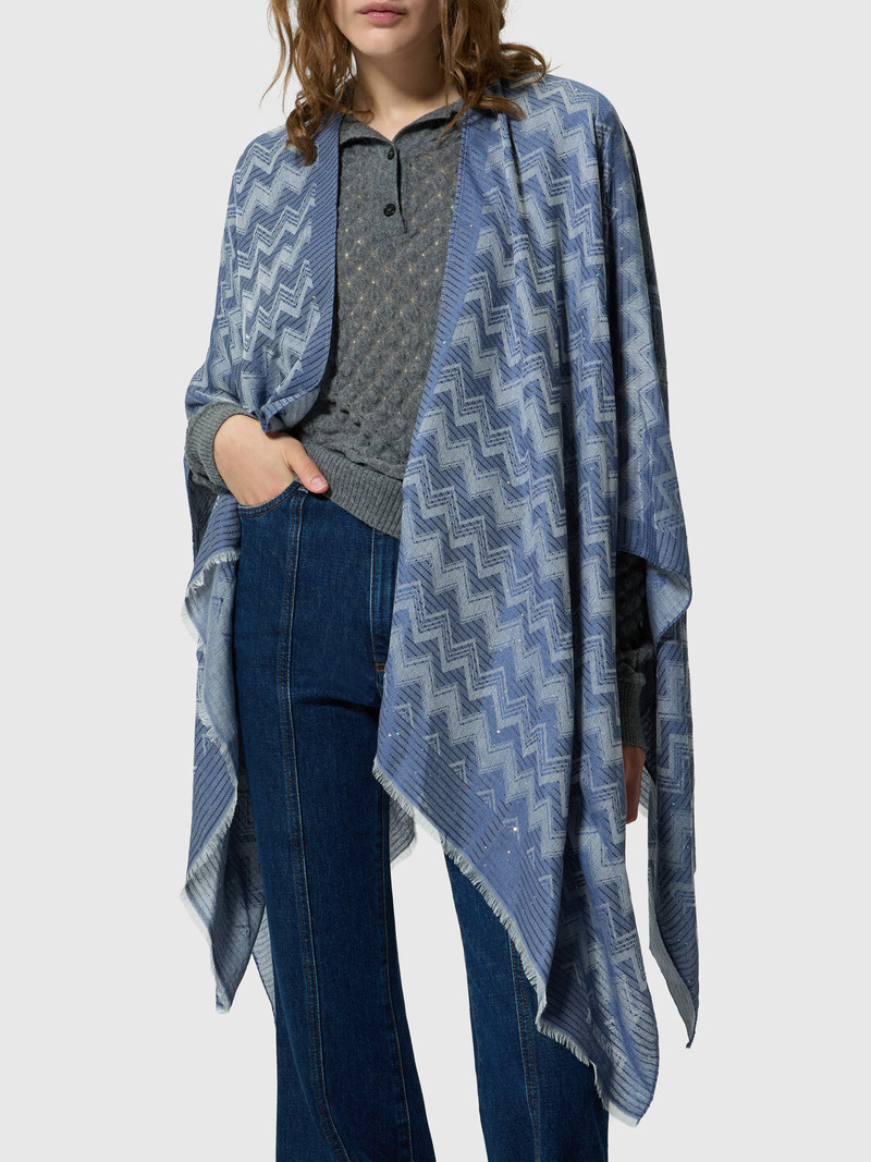 Viscose and modal-blend cape 5