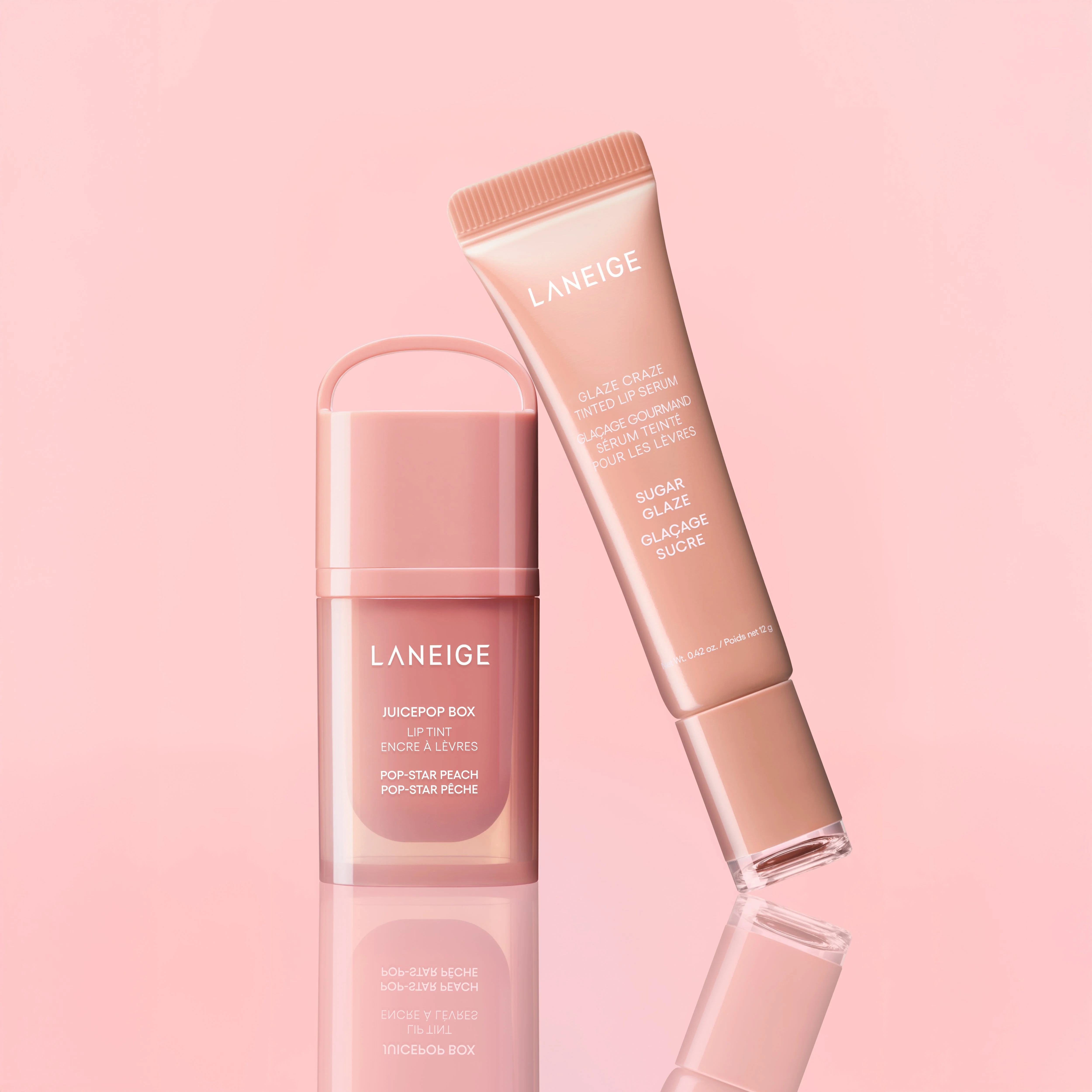 Tint & Glaze Duo: Pop-Star Peach & Sugar Glaze - 1