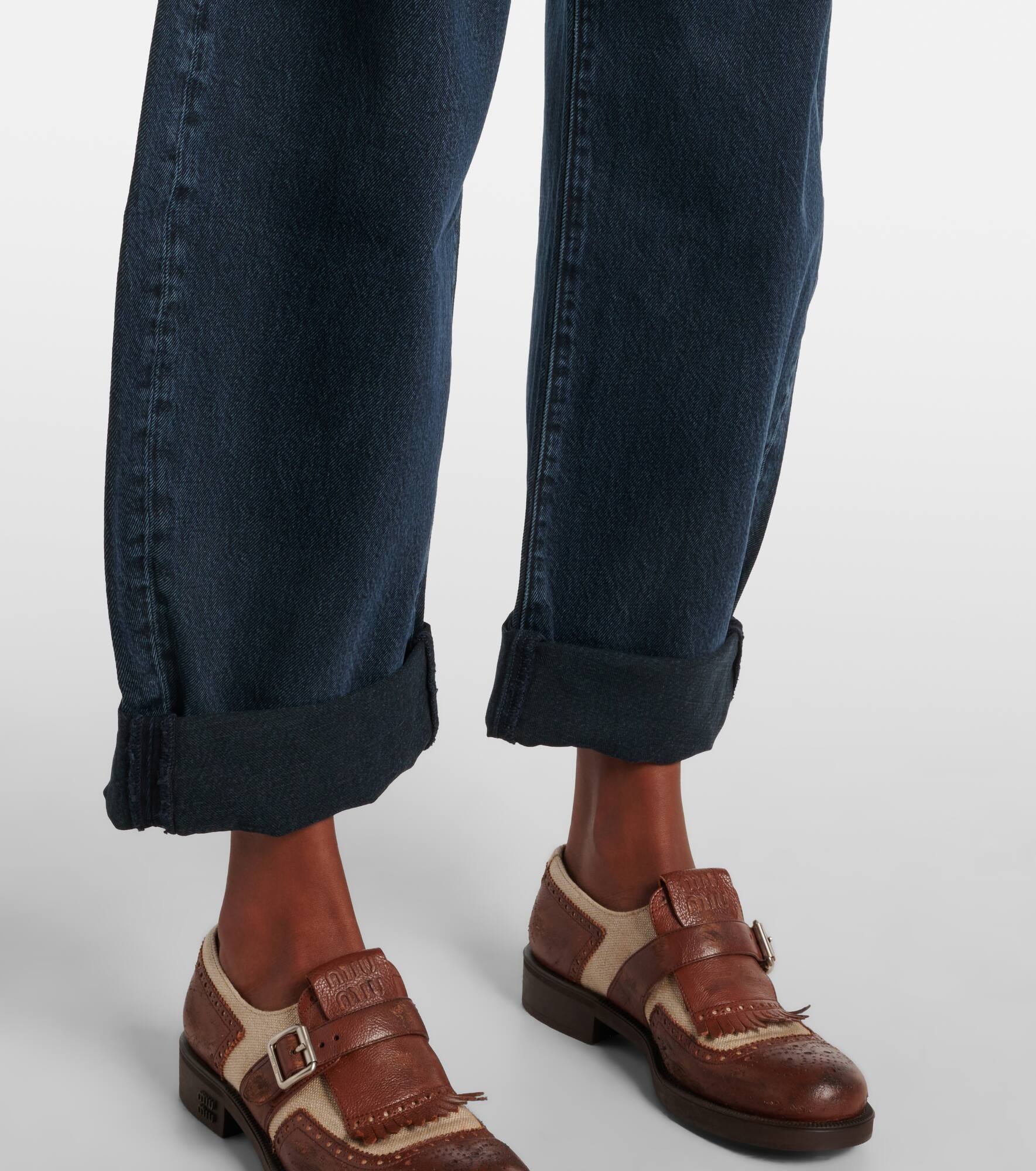 Bubble high-rise barrel-leg jeans - 5
