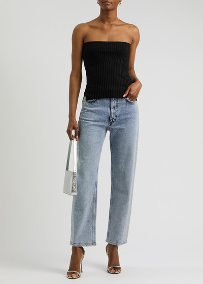 rag & bone Harlow embellished straight-leg jeans outlook