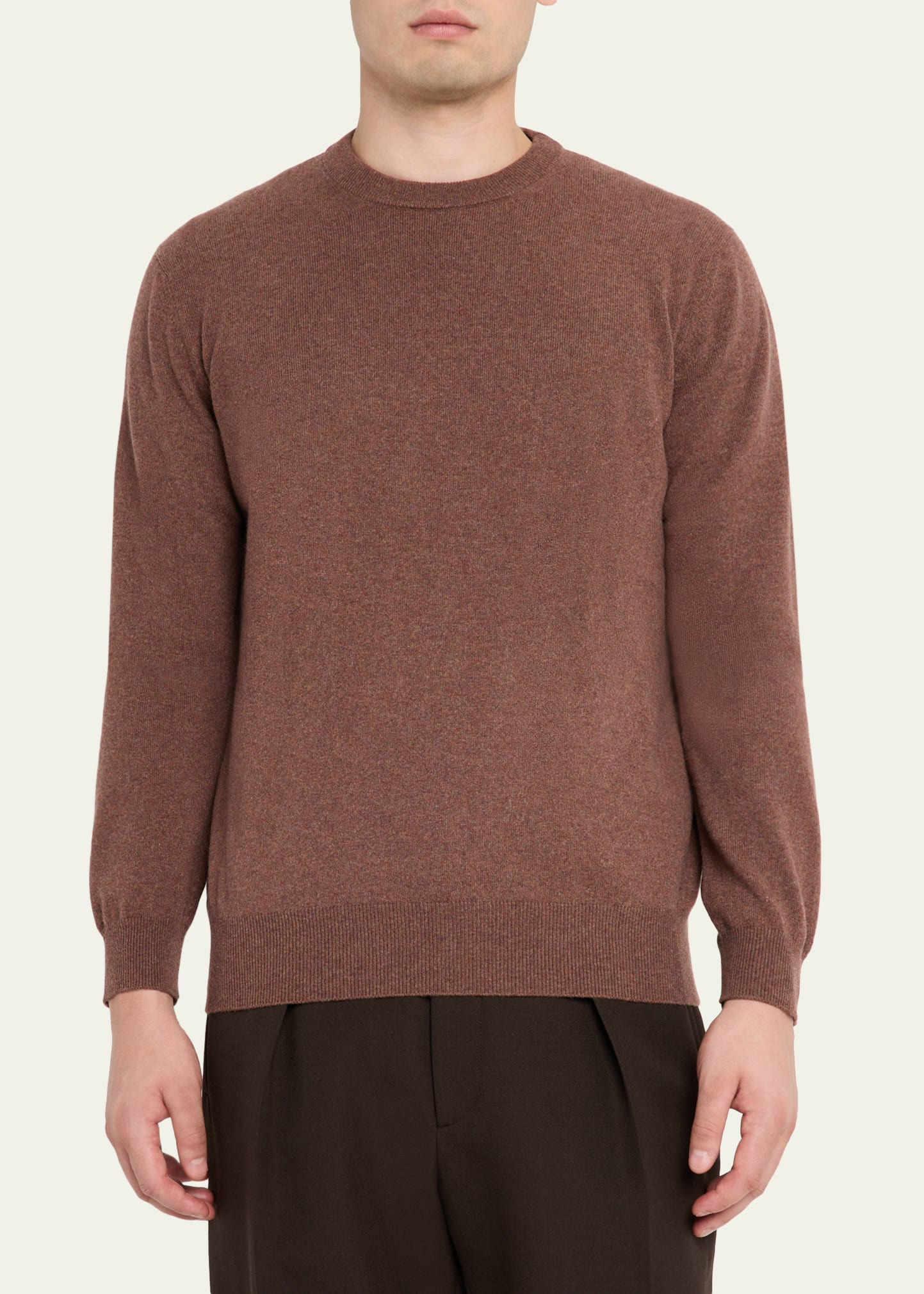 Men's Baby Cashmere Crewneck Sweater - 4