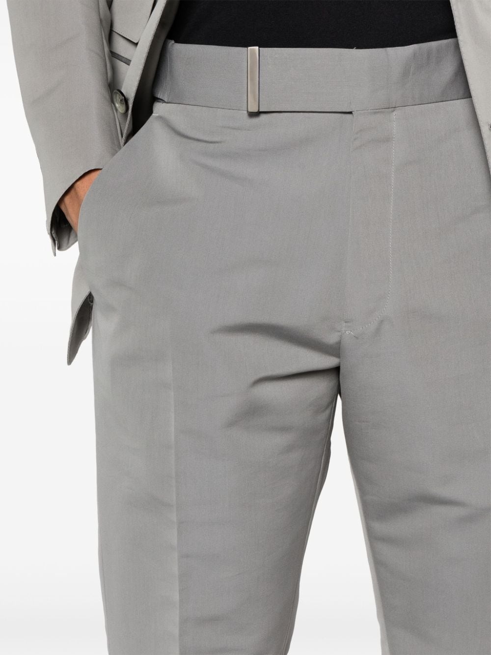 mid-rise tailored trousers - 5