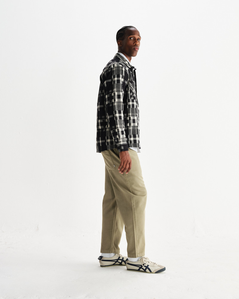 Whiting - Black And Ecru Glitch Check Overshirt 5